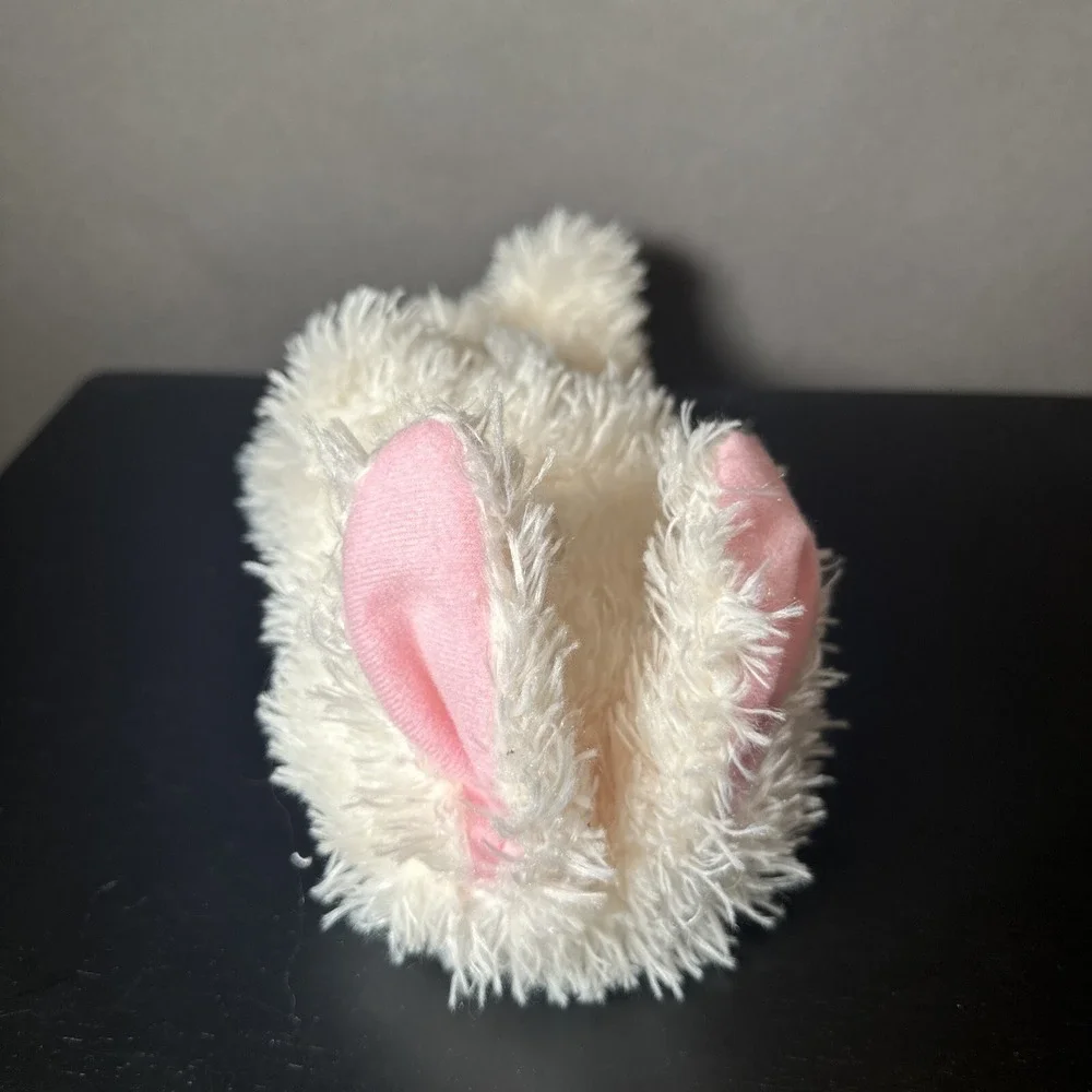 Y2K creative yoko Hooded bunny dog pet‎ clothes costume Size Small White Pink
